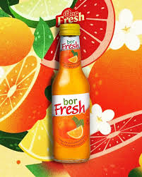 BOR Fresh Orange - 6pack X 200ml